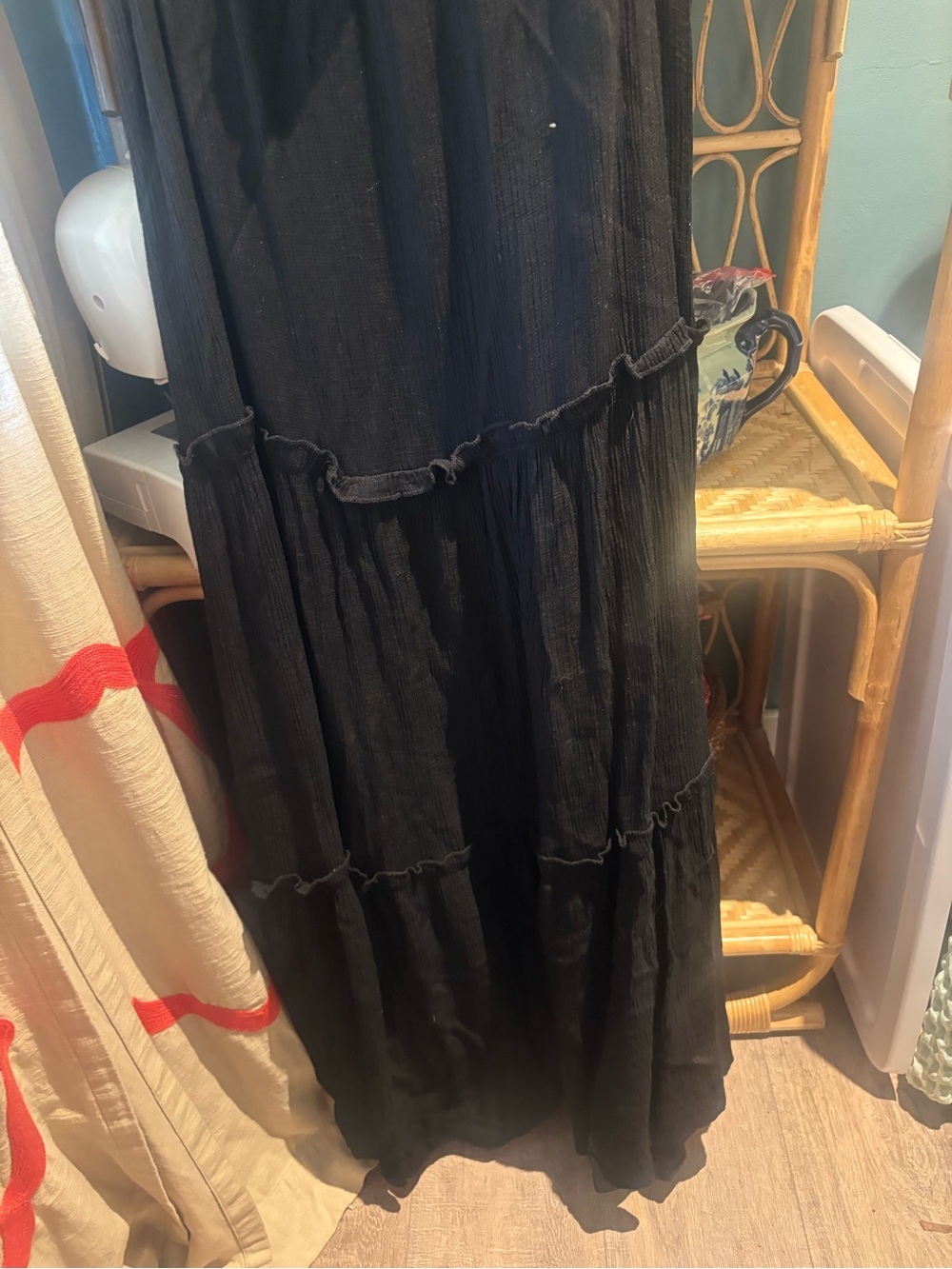 &Merci Black Ruffle Tiered Maxi Dress - Women - Picture 4 of 5